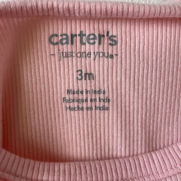 Carter’s Just One You- Size 3 pink romper with butterflies - Picture 5 of 5